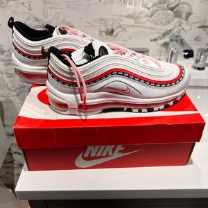 ✨ Nike Air Max 97 White and Red Sneakers ✨